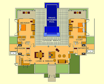 Beach Villa 2 Bedroom