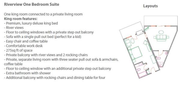 One-Bedroom Suite - edroom Suite - 506 On the River Inn